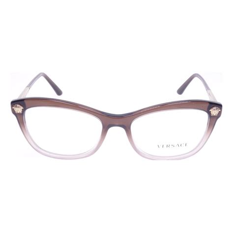 Versace MOD 3224 5165 Brown Fade Eyeglass Frames 54